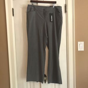 LANE BRYANT NWT gray classic trousers 14 average